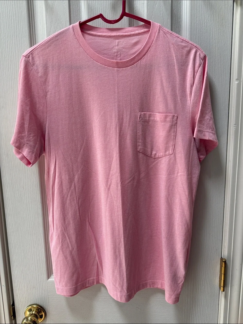 J. Crew Pink Short-Sleeve Pocket Tee Men’s Medium
